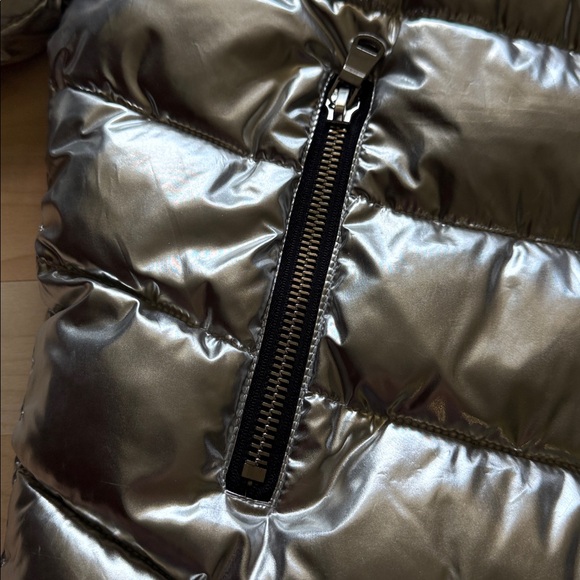 SAGE Collective Silver Puffer Jacket with Hood XL - Picture 3 of 8